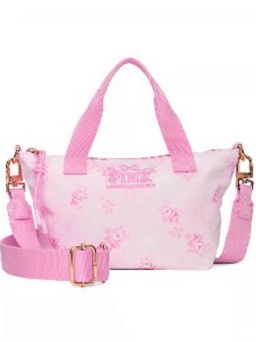 Pink x LoveShackFancy Beaux Icons Mini Tote Bag Limited Edition